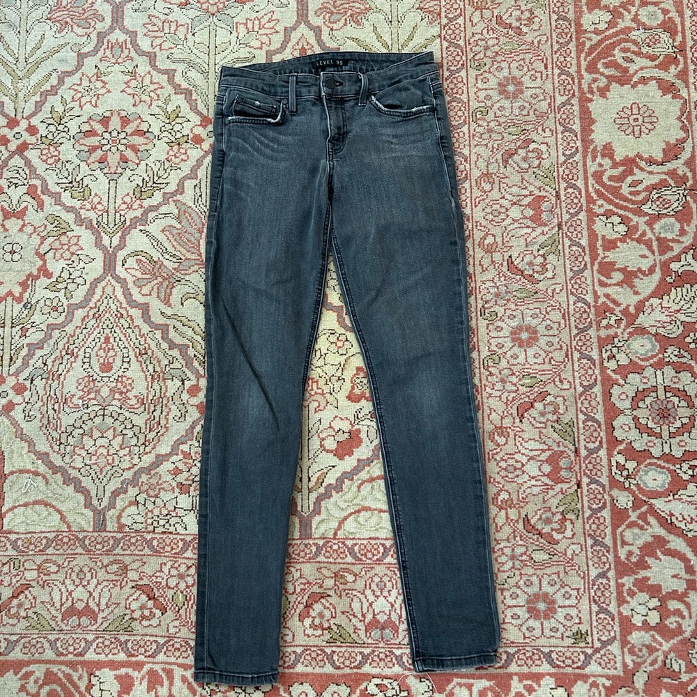 Level 99 gray jeans